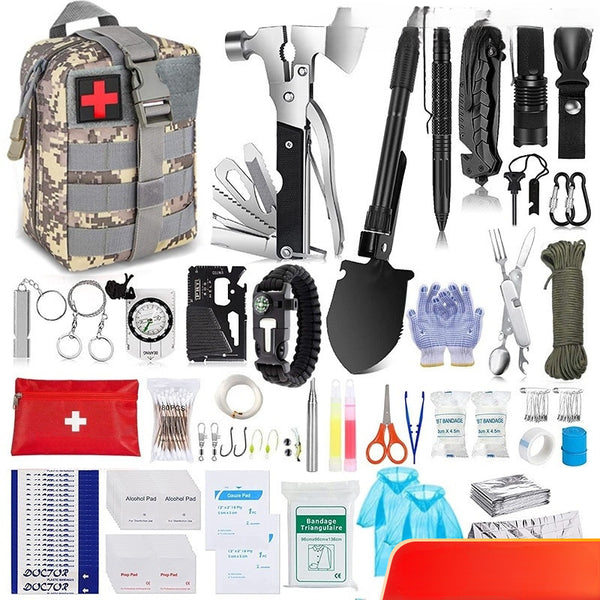Outdoor Survival Emergency Tool Kit